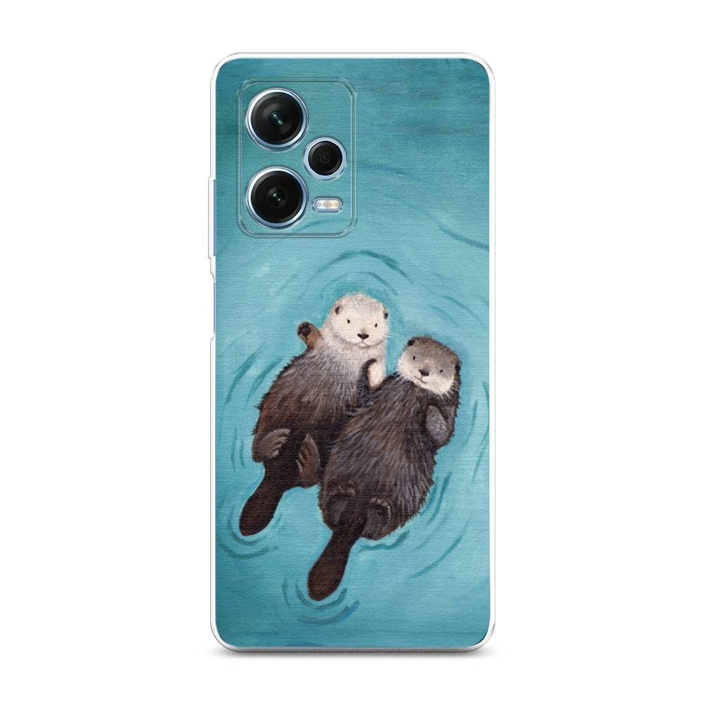 фото Чехол awog для xiaomi redmi note 12 pro plus "парочка бобров"