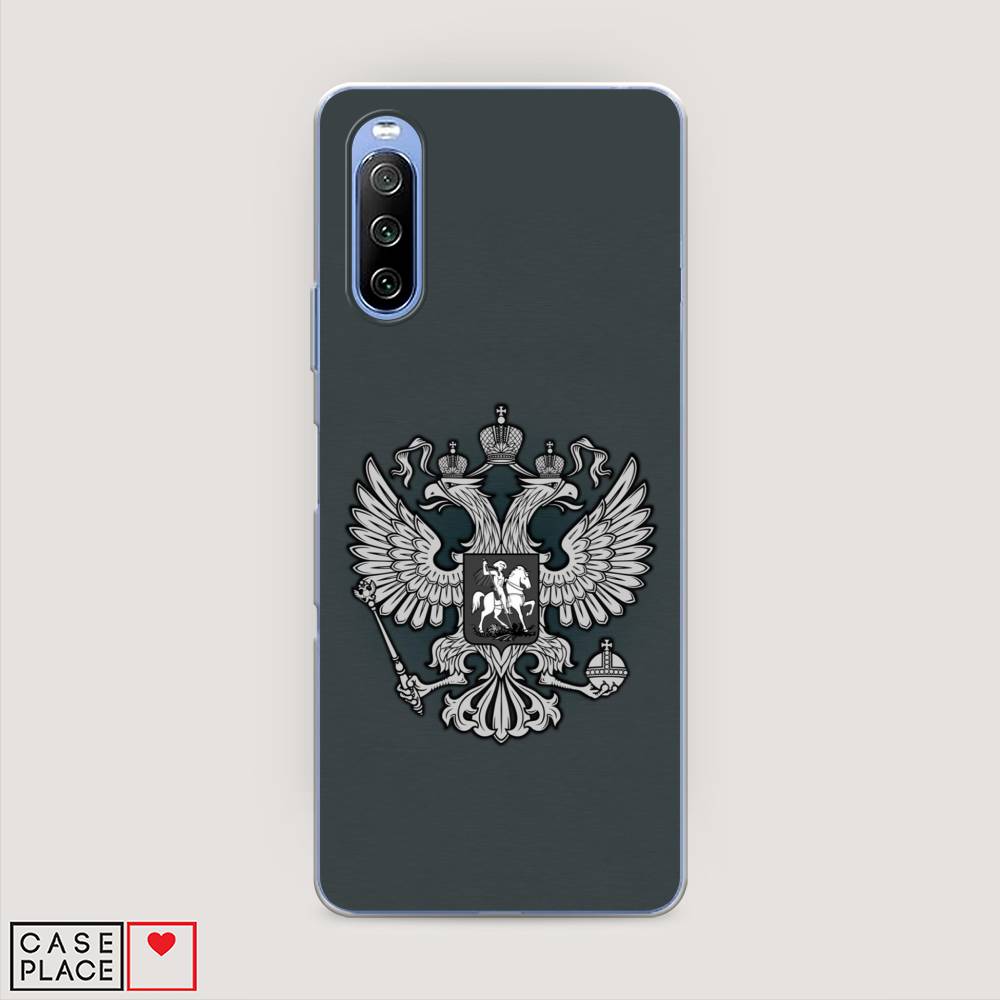 

Чехол Awog на Sony Xperia 10 III "Герб России серый", Разноцветный, 54950-5