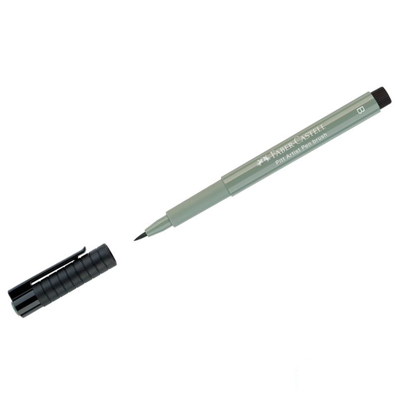 

Ручка капиллярная Faber-Castell Pitt Artist Pen Brush 172 зеленая земля, 10шт