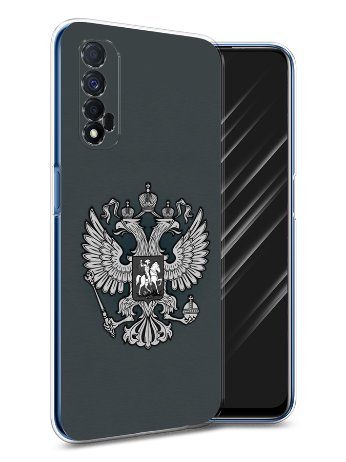 

Чехол Awog на Realme 7 "Герб России серый", Разноцветный, 254150-5