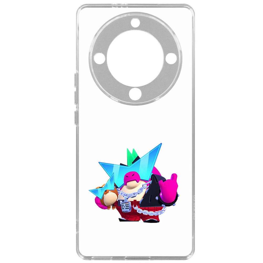 

Чехол-накладка Krutoff Clear Case Brawl Stars-Плохиш Базз для Honor Magic 5 Lite, Прозрачный