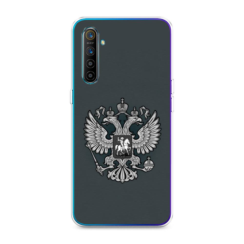 фото Чехол awog "герб россии серый" для realme xt