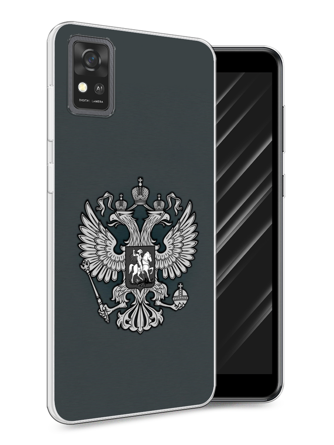 

Чехол Awog на ZTE Blade A31 / ЗТЕ Блэйд A31 "Герб России серый", Разноцветный, 134650-5