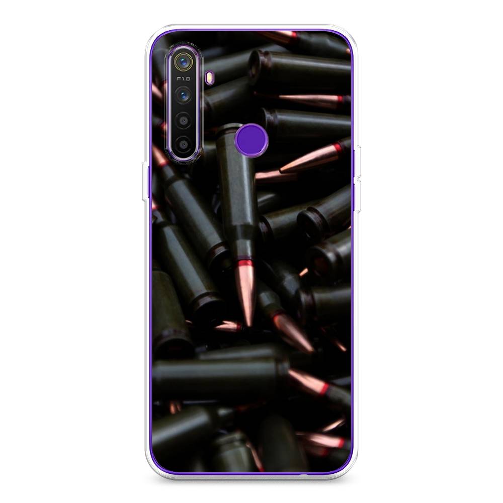 

Чехол Awog на Realme 5 "Пули черные", Разноцветный, 251550-5