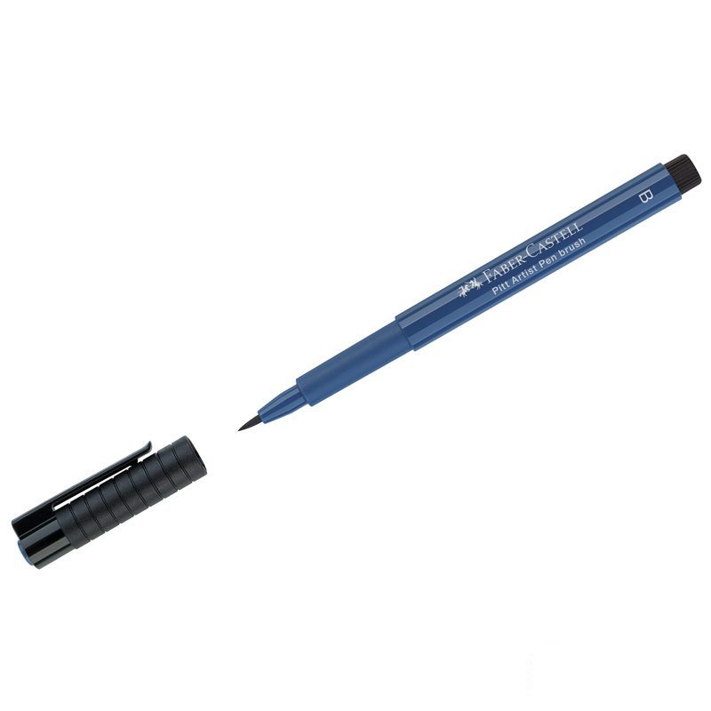 

Ручка капиллярная Faber-Castell Pitt Artist Pen Brush 247 индантрен синий, 10шт