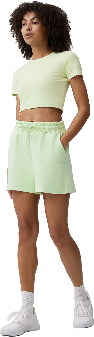 Шорты женские 4F 4FSS23TSHOF199 зеленые S 1724₽