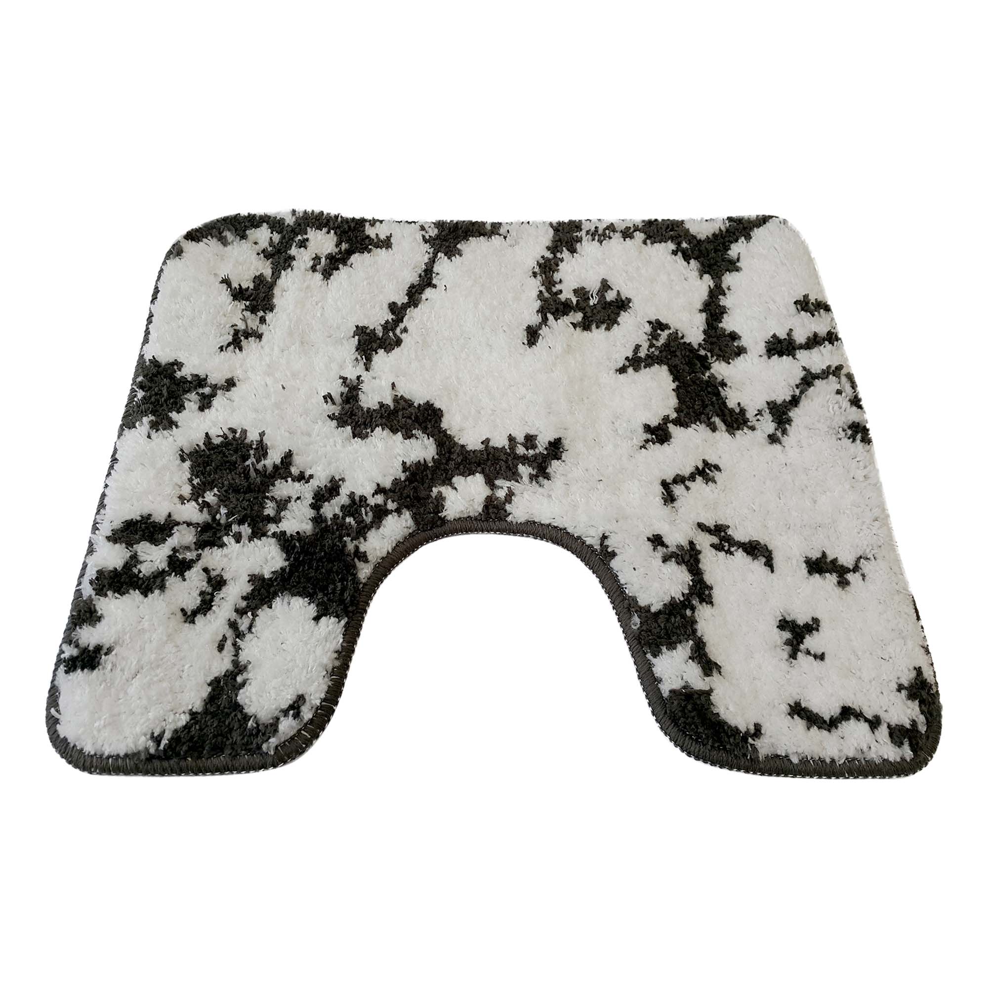 

Коврик для туалета Deco Marble black 50x40 см