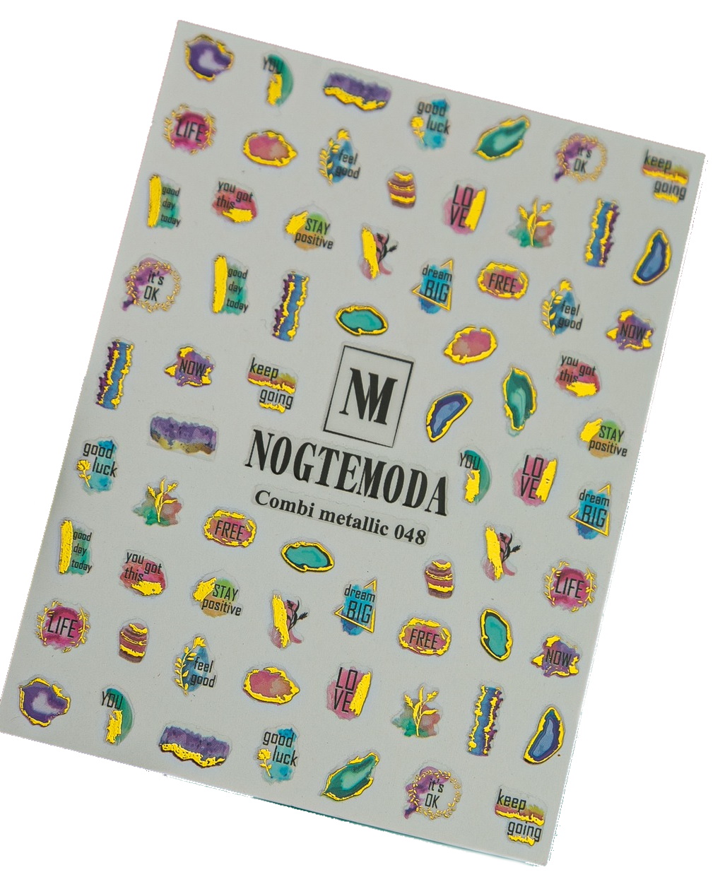 

Наклейки Combi Metallic NogteModa №048, Разноцветный