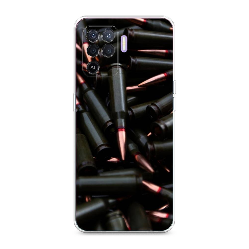 

Чехол Awog на Oppo Reno 5 Lite "Пули черные", Разноцветный, 255150-5