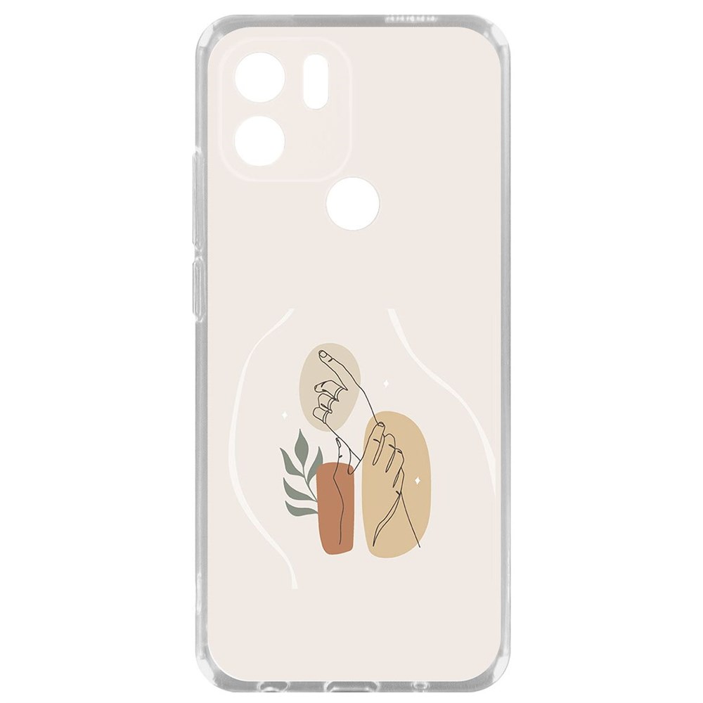 

Чехол-накладка Krutoff Clear Case Тонкость для Xiaomi Poco C51, Прозрачный