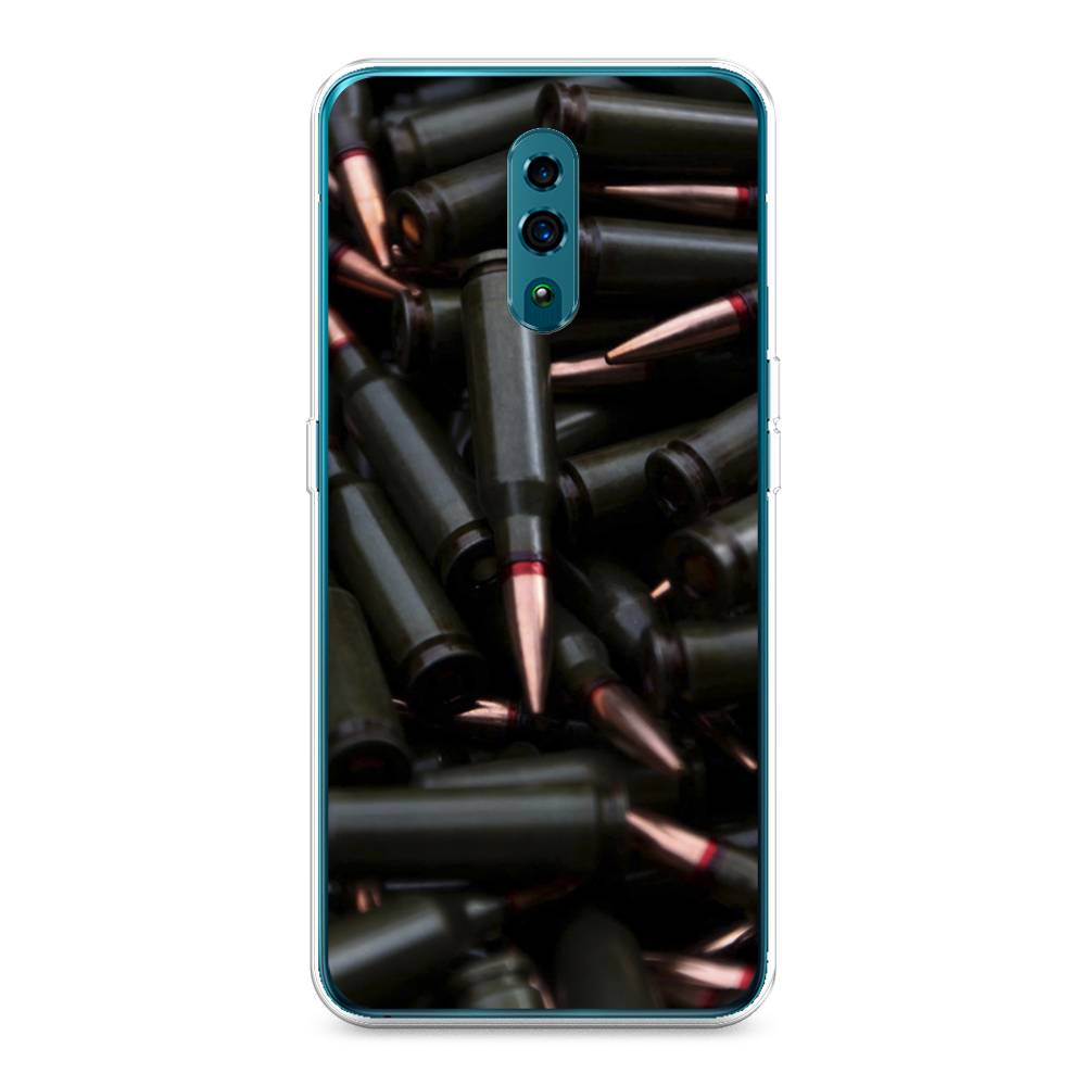 

Чехол Awog на Oppo Reno "Пули черные", Разноцветный, 250750-5