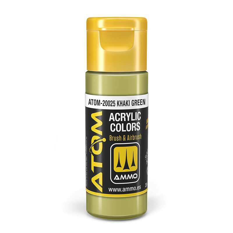 

Акриловая краска Ammo Mig Atom color Зеленый хаки ATOM20025