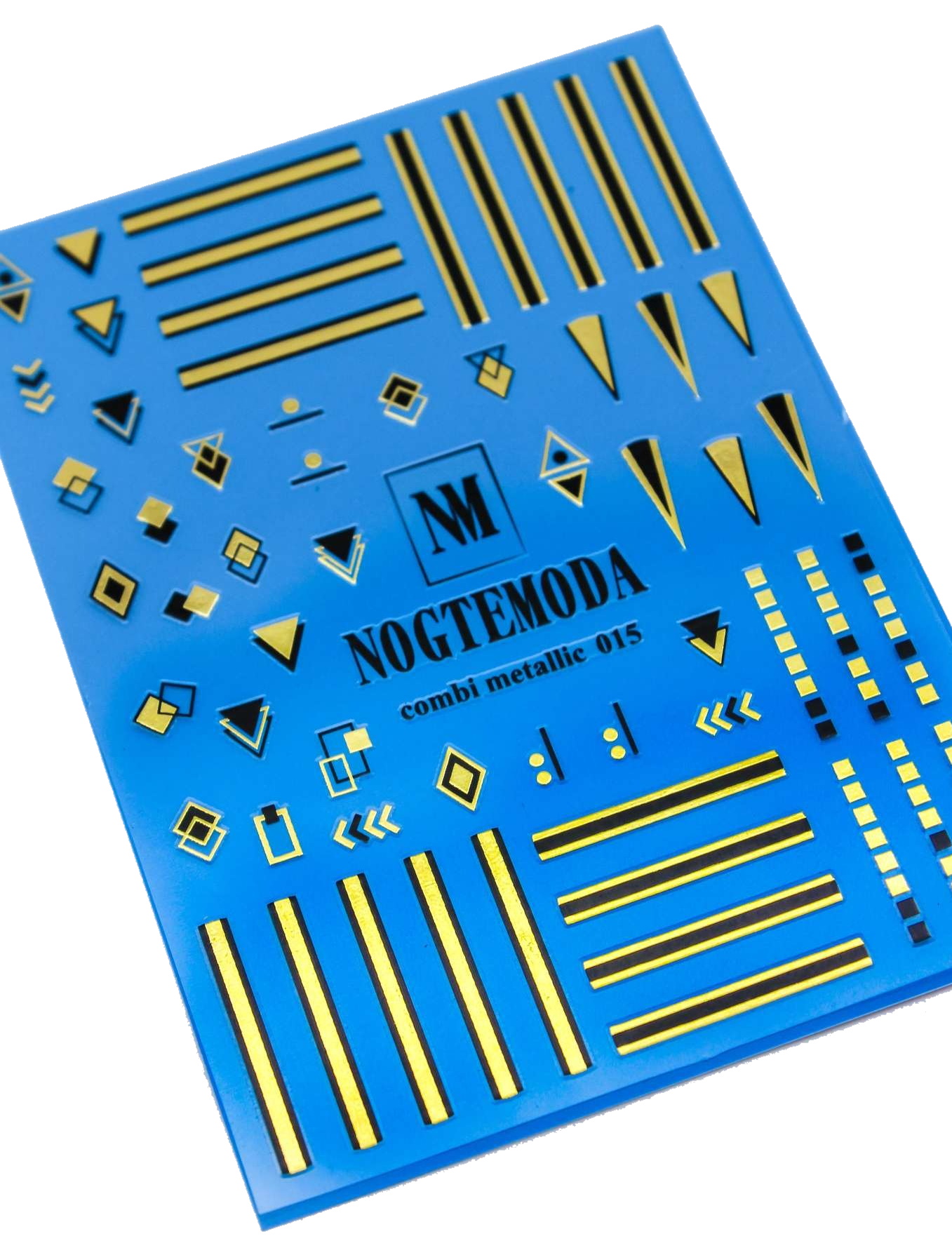 

Наклейки Combi Metallic NogteModa №015, Золотистый;черный