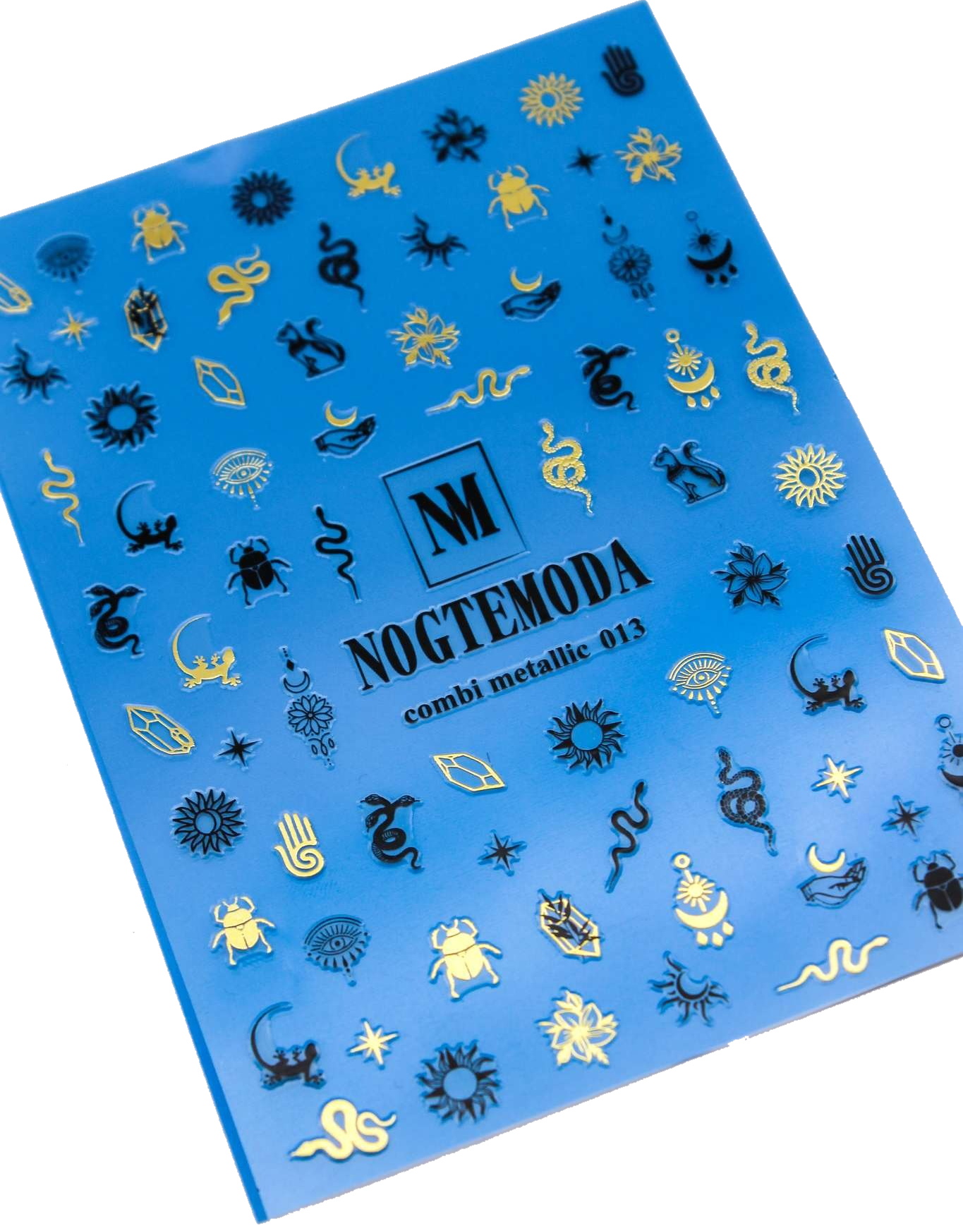 

Наклейки Combi Metallic NogteModa №013, Золотистый;черный