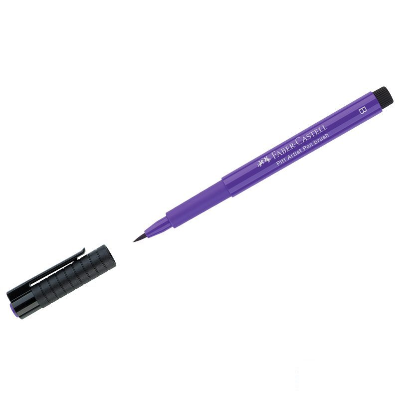 

Ручка капиллярная Faber-Castell Pitt Artist Pen Brush 136 пурпурно-фиолетовая, 10шт