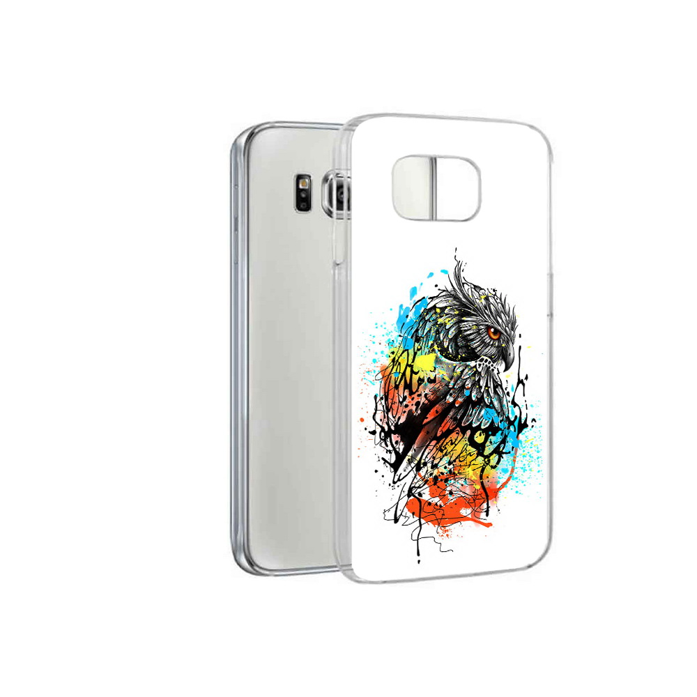 

Чехол MyPads Tocco для Samsung Galaxy S6 Творческая сова (PT12300.506.170), Прозрачный, Tocco