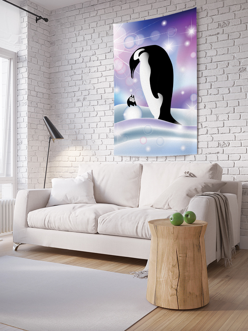 

Вертикальное фотопанно на стену JoyArty Счастье пингвинчика 150x200 см, Счастье пингвинчика