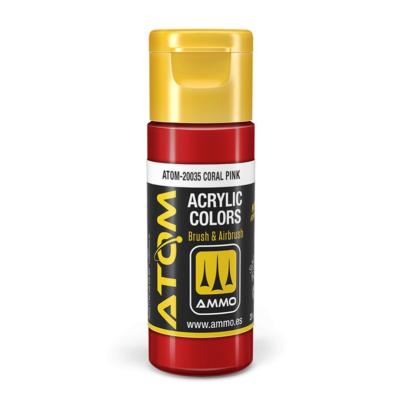 

Акриловая краска Ammo Mig Atom color Кораллово-розовый ATOM20035