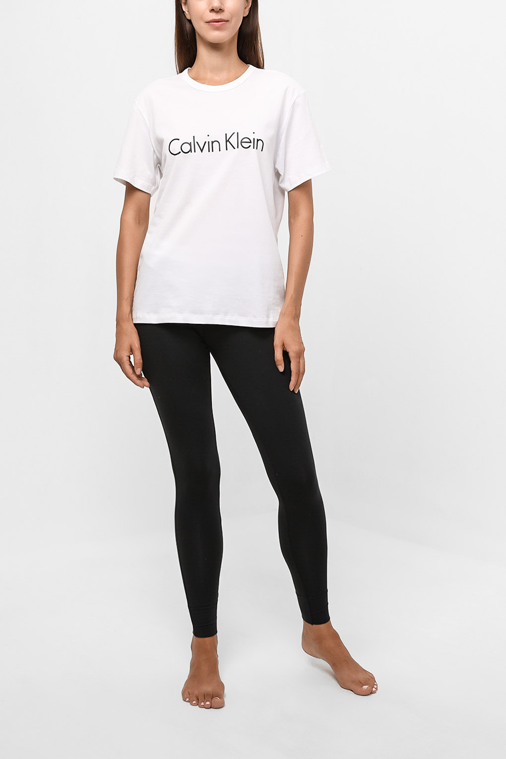 Леггинсы домашние женские Calvin Klein 0000D1632E черные S