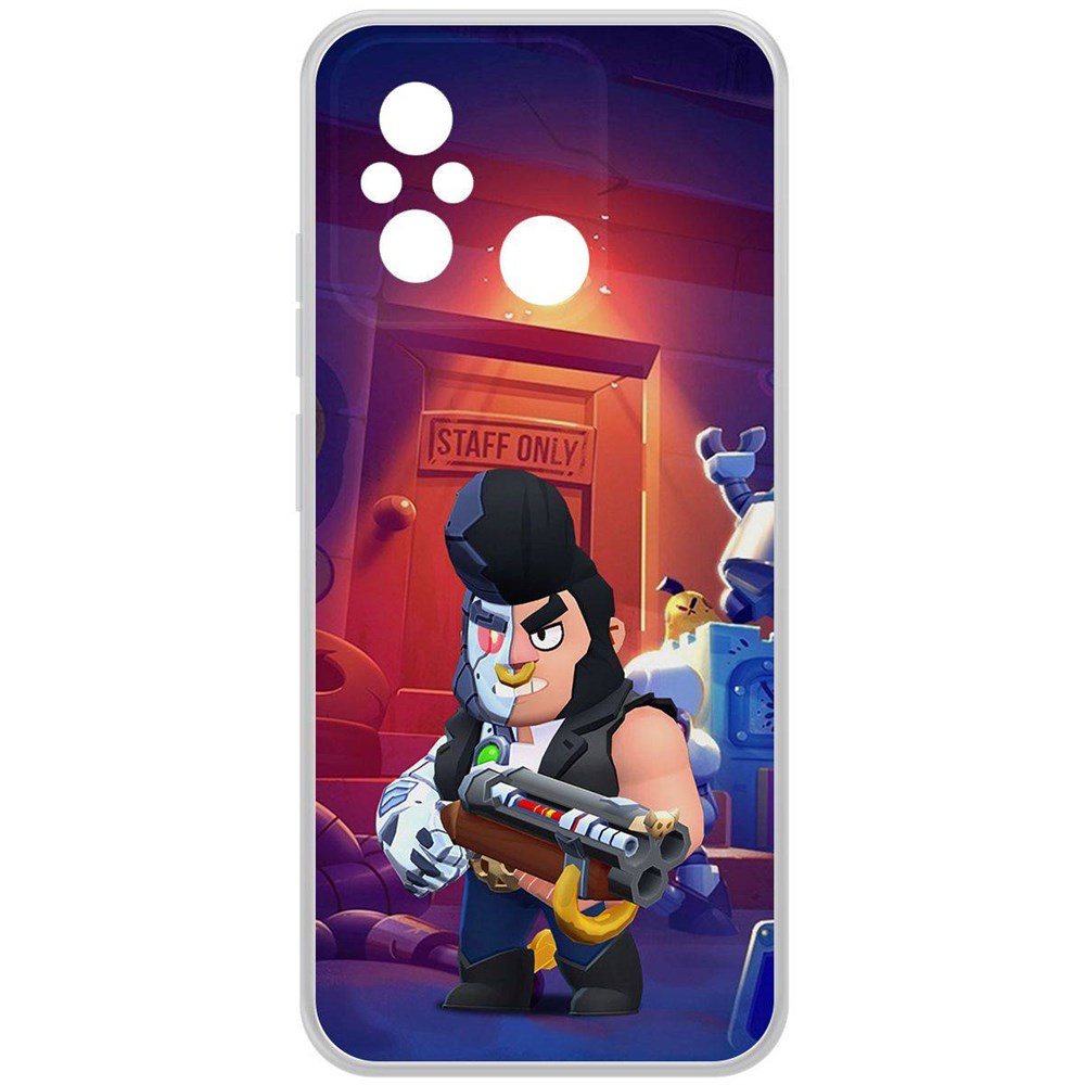 

Чехол-накладка Krutoff Clear Case Brawl Stars-Б-800 для Xiaomi Redmi 12C, Прозрачный