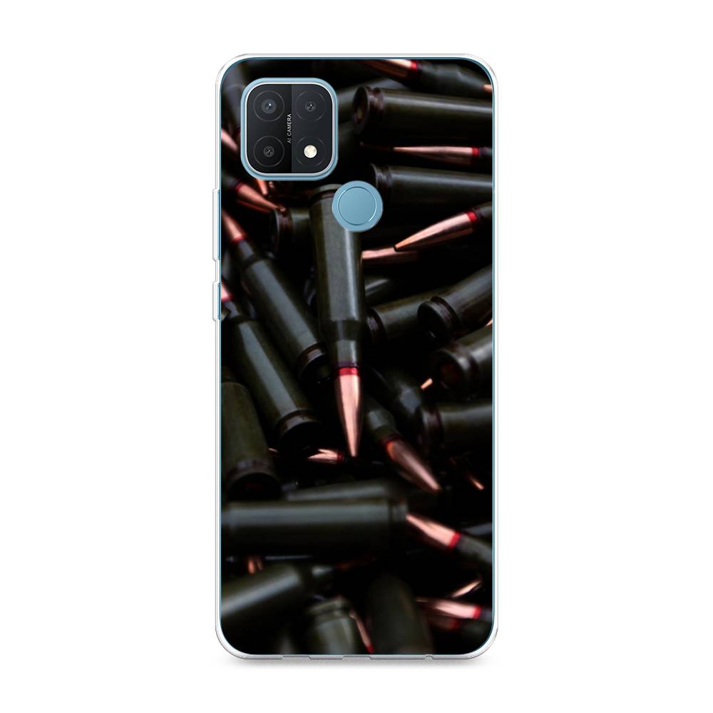 

Чехол Awog на Oppo A15/A15s "Пули черные", Разноцветный, 254750-5