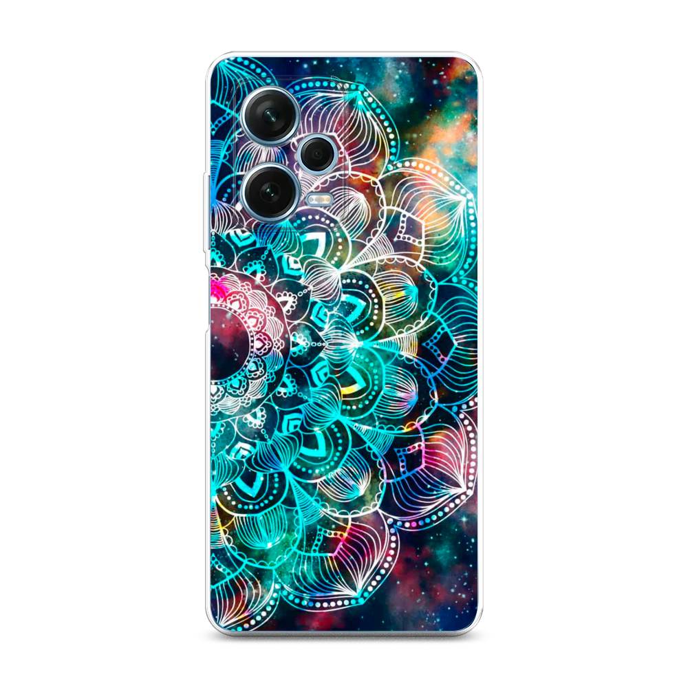 фото Чехол awog для xiaomi redmi note 12 pro plus "мандала космос"