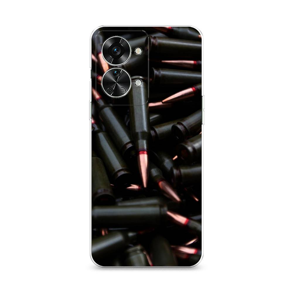

Чехол Awog на OnePlus Nord 2T / ВанПлас Норд 2T "Пули черные", Разноцветный, 153250-5