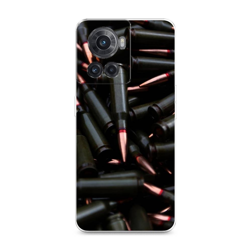

Чехол Awog на OnePlus 10R / ВанПлас 10R "Пули черные", Разноцветный, 152950-5
