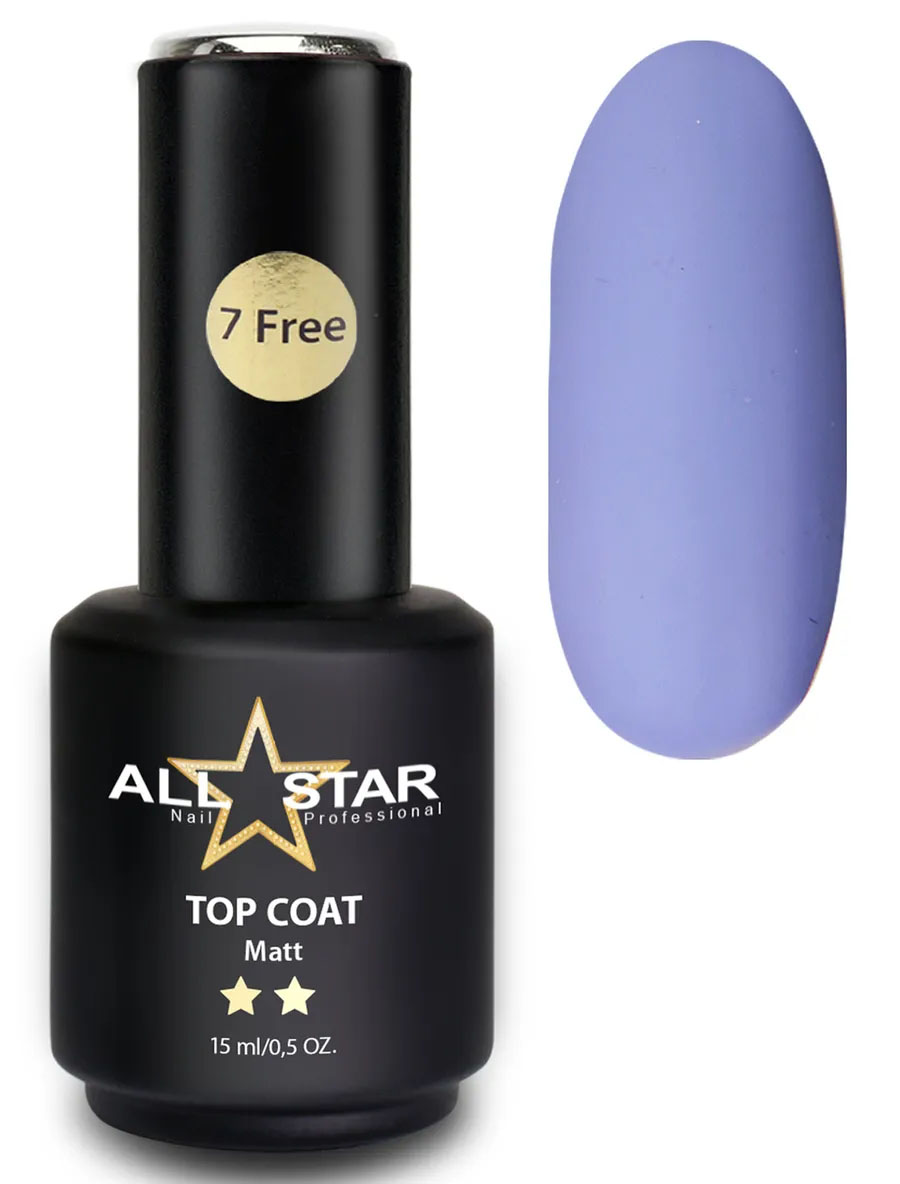 

Матовый топ Top Coat Matt All Star, 15 мл