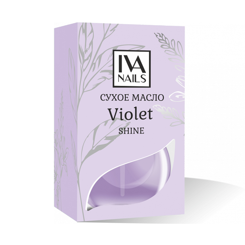 

Масло для кутикулы сухое с шиммером Iva Nails Violet, 12 мл