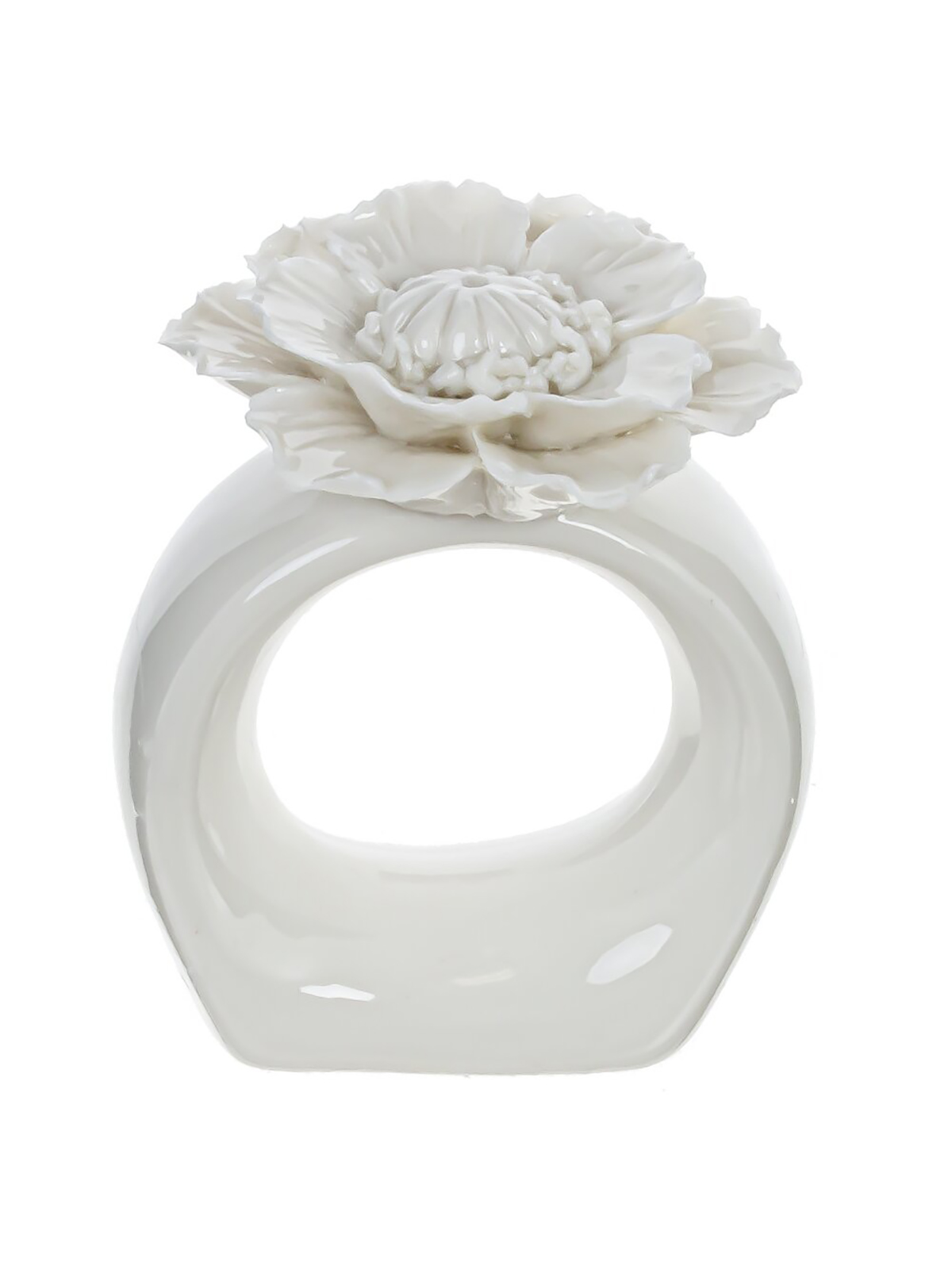 Кольцо для салфеток Remecoclub 795310 Цветок белый