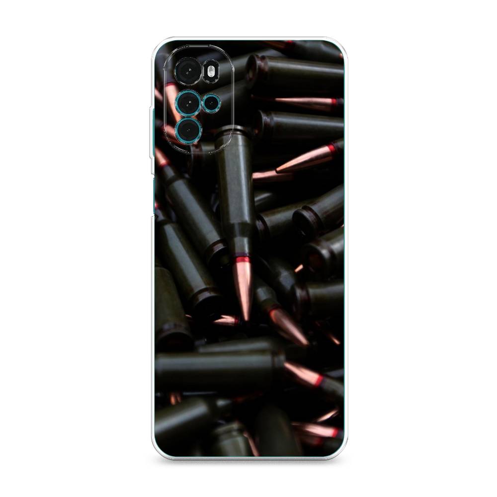 

Чехол Awog на Motorola Moto G22 "Пули черные", Разноцветный, 243150-5