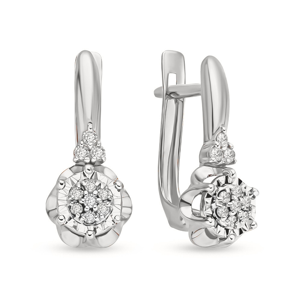 

Серьги из золота 585Gold 102009912, бриллиант, 102009912