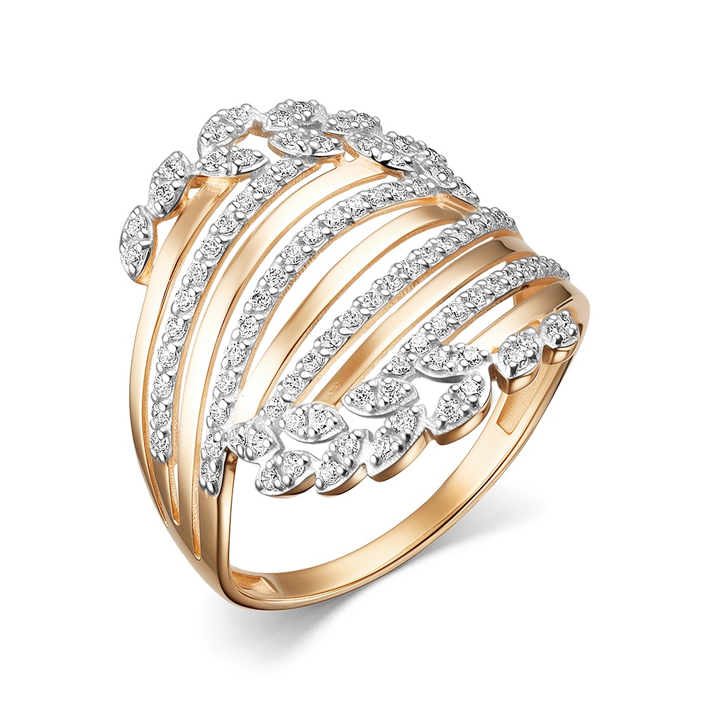 

Кольцо из золота р.  585Gold 301013362, фианит, 301013362