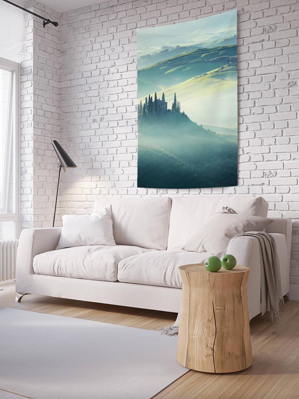 

Вертикальное фотопанно на стену JoyArty Туманное поместье 150x200 см, Туманное поместье