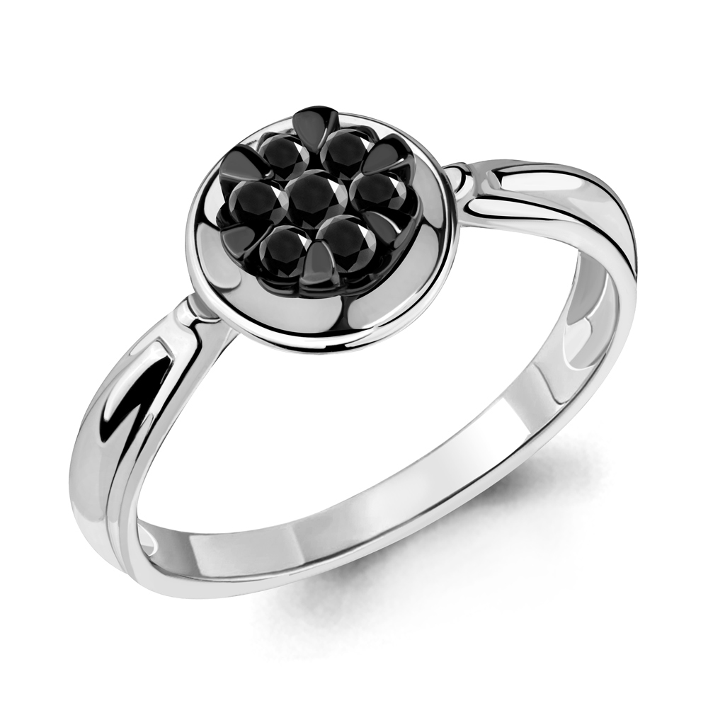 

Кольцо из белого золота с бриллиантом р. 16,5 Aquamarine 963663Ч_585_бз, 963663Ч_585_бз