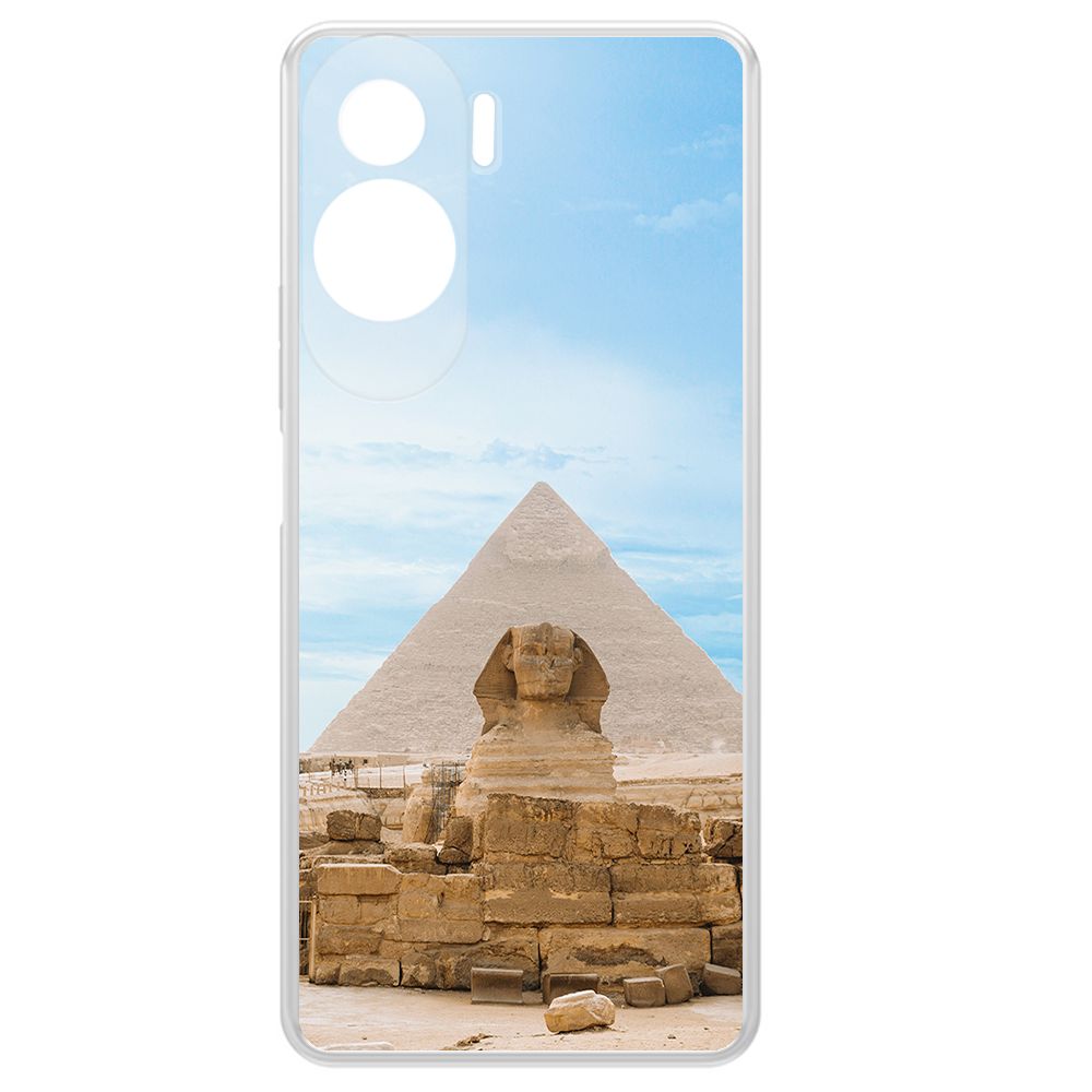 Чехол-накладка Krutoff Clear Case Египет, Сфинкс для Honor X50i