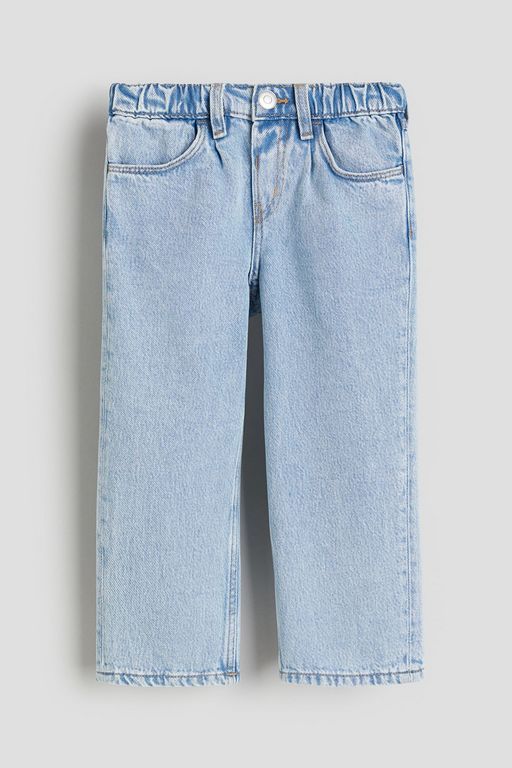 

Джинсы детские H&M 1187010, Светлый деним синего цвета, 110, Голубой, 1187010