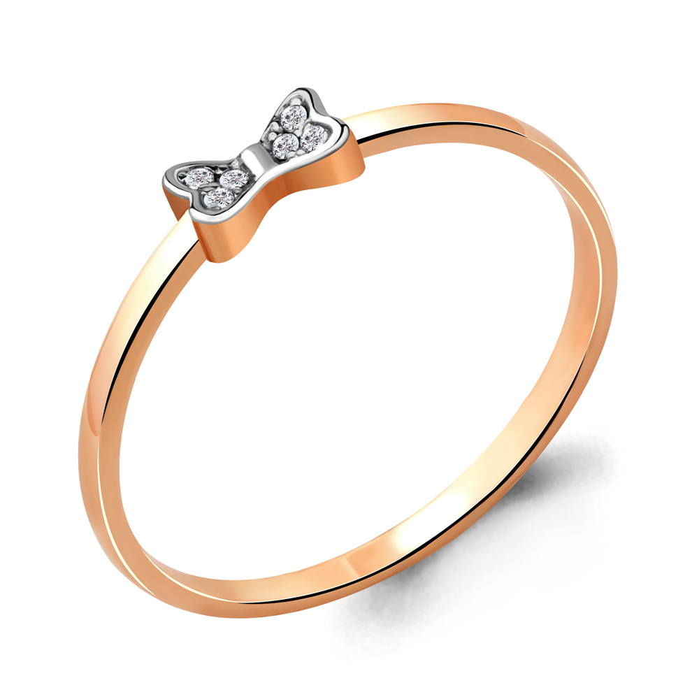 

Кольцо из красного золота с бриллиантом р. , Aquamarine 963626Ак_585_кз, 963626Ак_585_кз