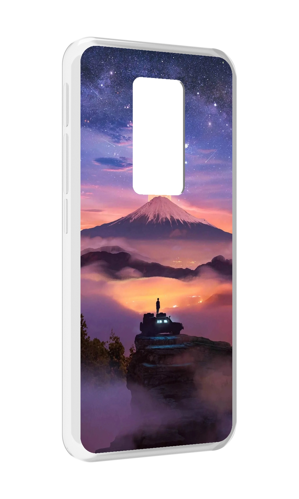 

Чехол MyPads ночь-в-горах для Motorola Defy 2021, Прозрачный, Tocco