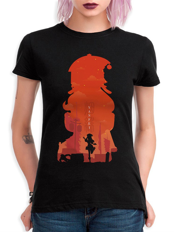 

Футболка женская DreamShirts Studio Геншин Импакт / Янь Фэй / Аниме черная XS, Черный, Геншин Импакт / Genshin Impact / Янь Фэй / Аниме