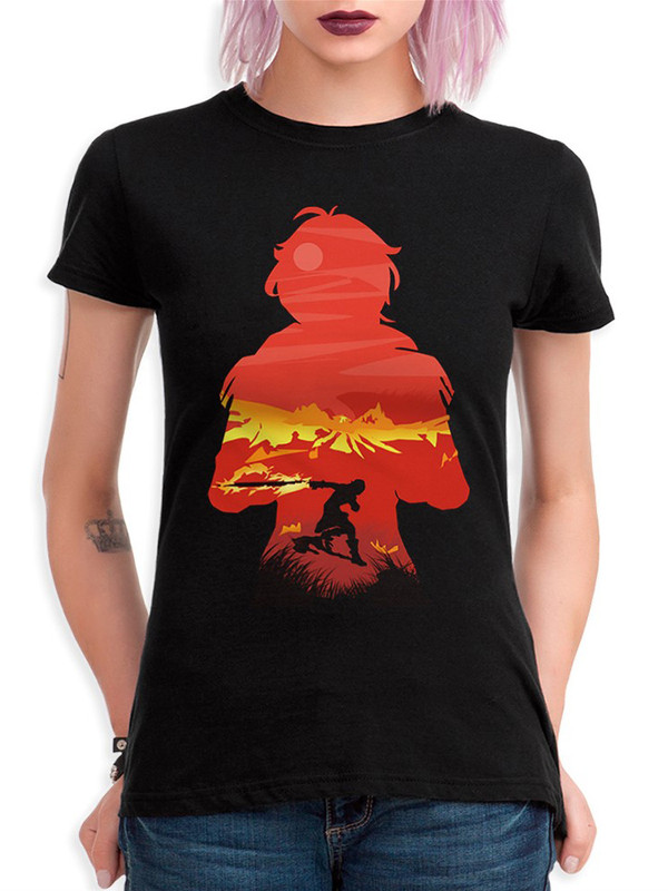 

Футболка женская DreamShirts Studio Геншин Импакт / Genshin Impact / Аниме черная 2XL, Черный, Геншин Импакт / Genshin Impact / Дилюк / Аниме