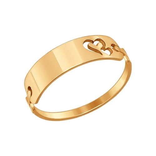 

Кольцо из красного золота р. 21 SOKOLOV 017176, 017176