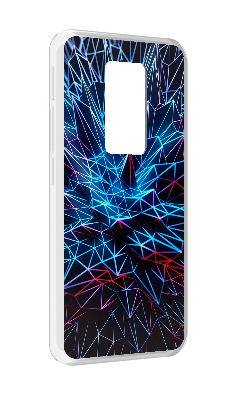 

Чехол MyPads неоновая-абстракция для Motorola Defy 2021, Прозрачный, Tocco