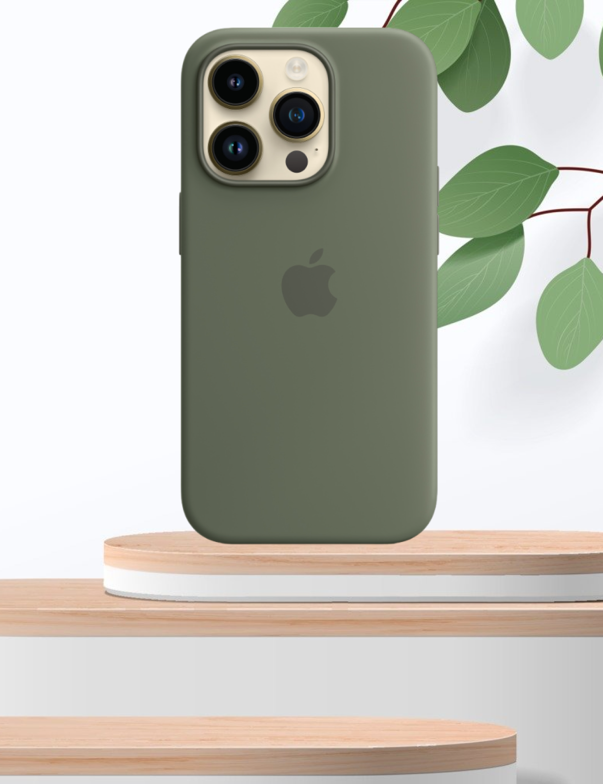 

Чехол Silicone Case MagSafe Apple iPhone 14 PRO OLIVE, Зеленый, Apple iPhone 14 Pro