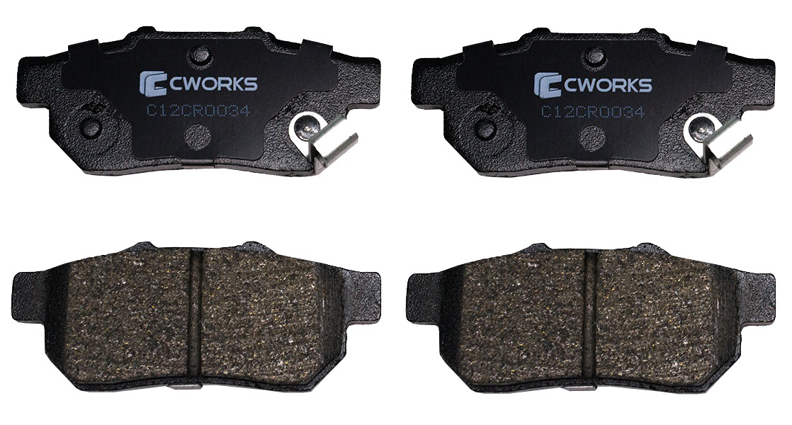 

Тормозные колодки CWORKS задние Low Metallic c12cr0034