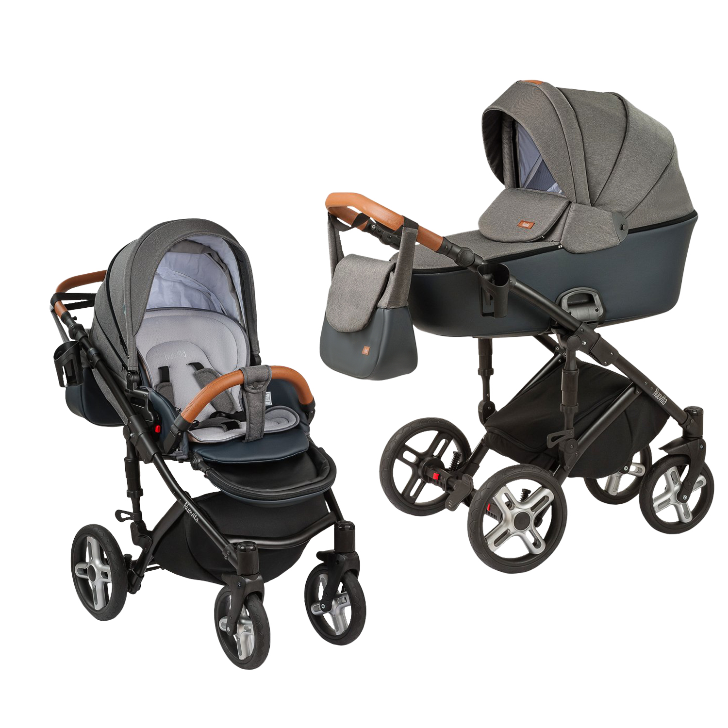 

Детская коляска Nuovita Carro Sport 2 в 1 (Nero/Черный), Carro Sport