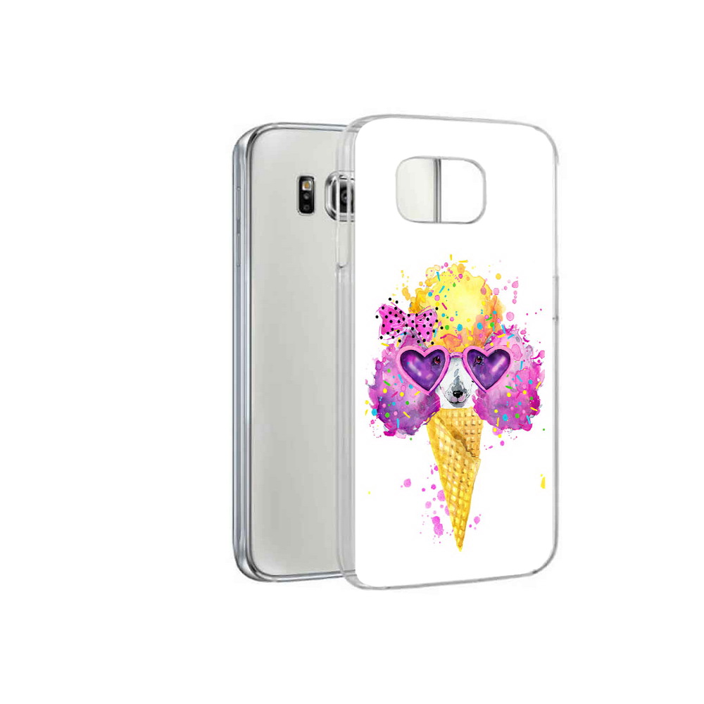 

Чехол MyPads Tocco для Samsung Galaxy S6 Рожок (PT12300.506.146), Прозрачный, Tocco