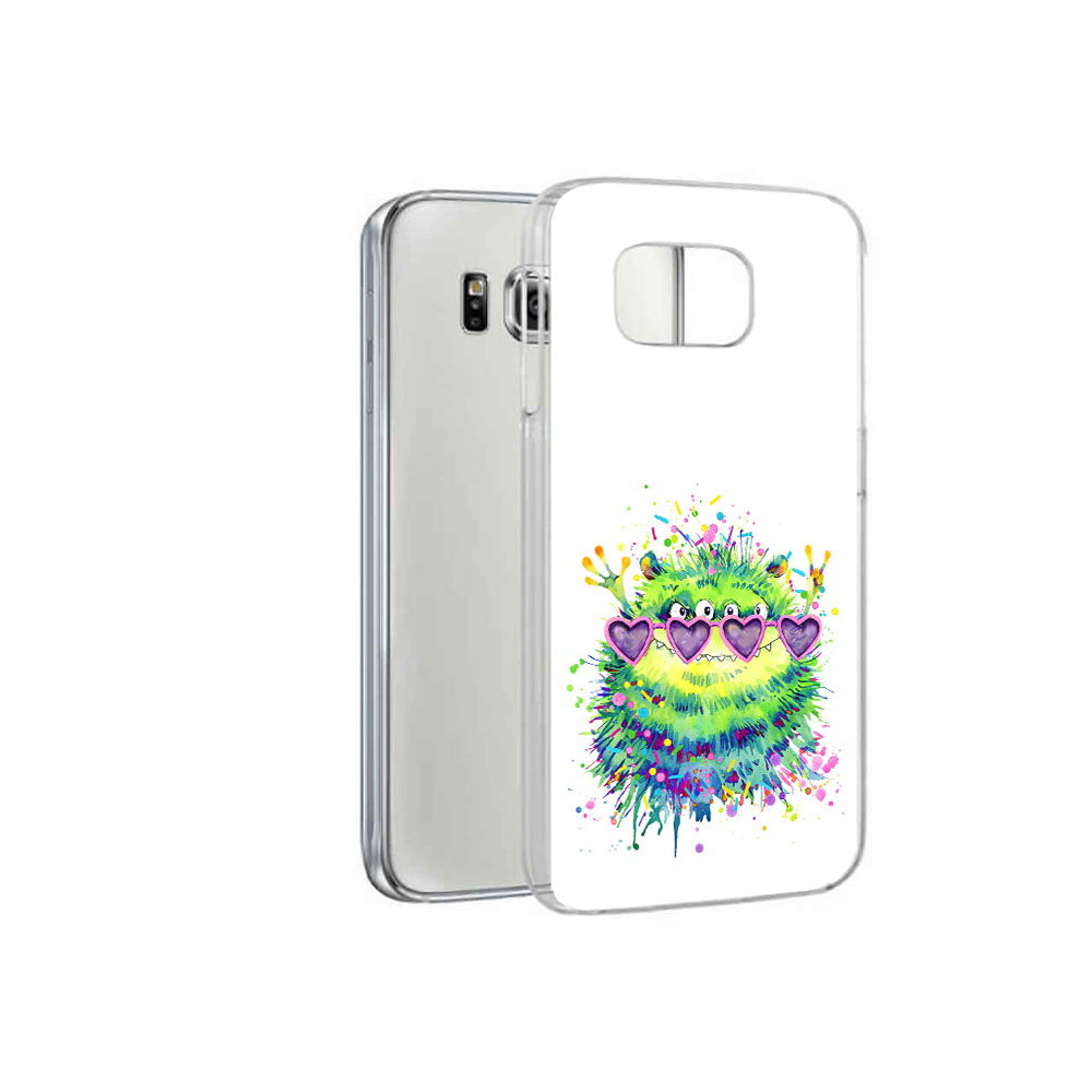 

Чехол MyPads Tocco для Samsung Galaxy S6 Пушистый персонаж (PT12300.506.142), Прозрачный, Tocco