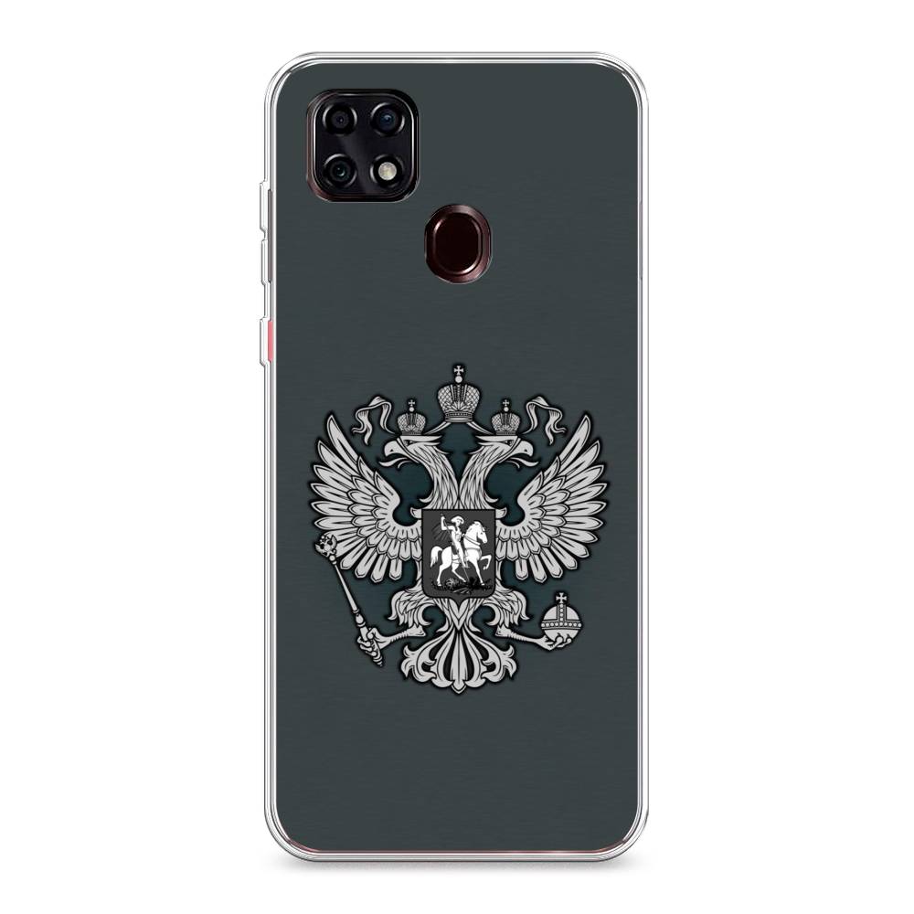 

Чехол Awog на ZTE Blade 20 Smart / ЗТЕ Блэйд 20 Smart "Герб России серый", Разноцветный, 133550-5